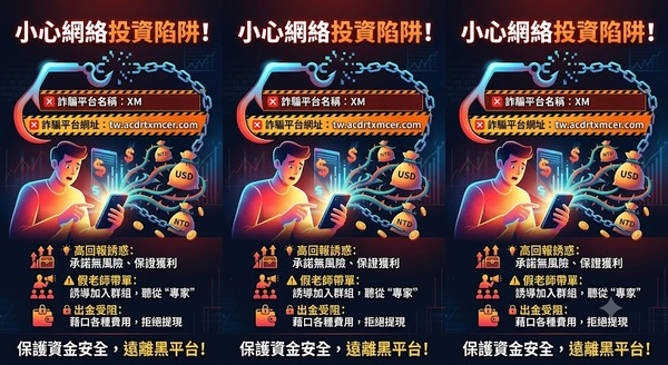 XM投資平台安全嗎？是真實合法還是假平台？XM為什麼一直無法提領、提款失敗，還要求繳納保證金與稅金？公佈自救方法