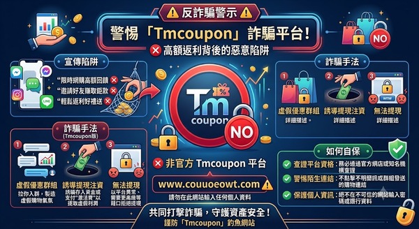 Tmcoupon是否安全？揭露Tmcoupon无法提现骗局，分析投资诈骗套路、曝光真實投資陷阱、公佈自救方法！