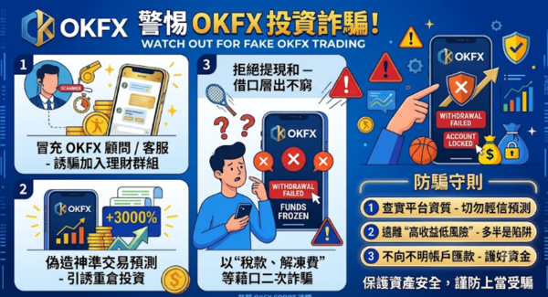 OKFX是否安全？揭露OKFX无法提现骗局，分析投资诈骗套路、曝光真實投資陷阱、公佈自救方法！