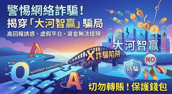 【最新曝光】大河智贏是詐騙嗎？大河智贏是否安全？有人成功提領嗎？我親身經歷無法出金、客服失聯，分享追回資金自救方法！