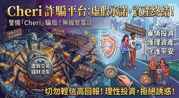 數位自衛術：五個步驟，教你輕鬆識破「Cheri」等假投資平台